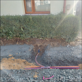 Eßbach, Kirchgasse
Bau von Schutz und Regenwasserkanal, Trinkwasserleitung, Gasfaser-Leerrohr und Straßenbau