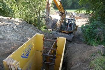 Gemeinde Langenwetzendorf,
Ortsentwässerung Abschnitt Kuxmühle