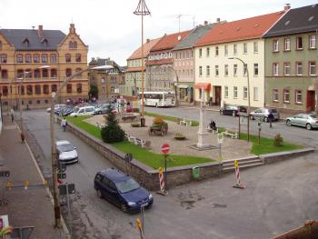 Stadt Auma,
Umgestaltung Markt Baubeginn 2005 & Fertigstellung 2006