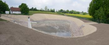 Stadt Weida, OT Hohenölsen
Fertigstellung Regenrückhaltebecken